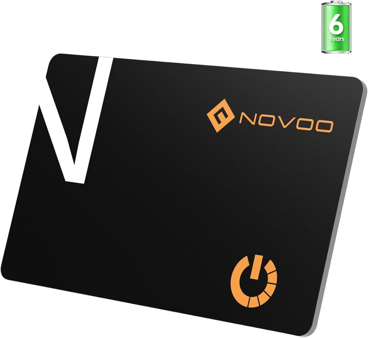 NOVOO Air Tag Card Localizador ultrafino de 1,6 mm, 6 anos de duração da bateria, IP68 resistente à água, Smart Card compatível com Apple Procurar App (apenas iOS) para carteira, pastas, passaporte