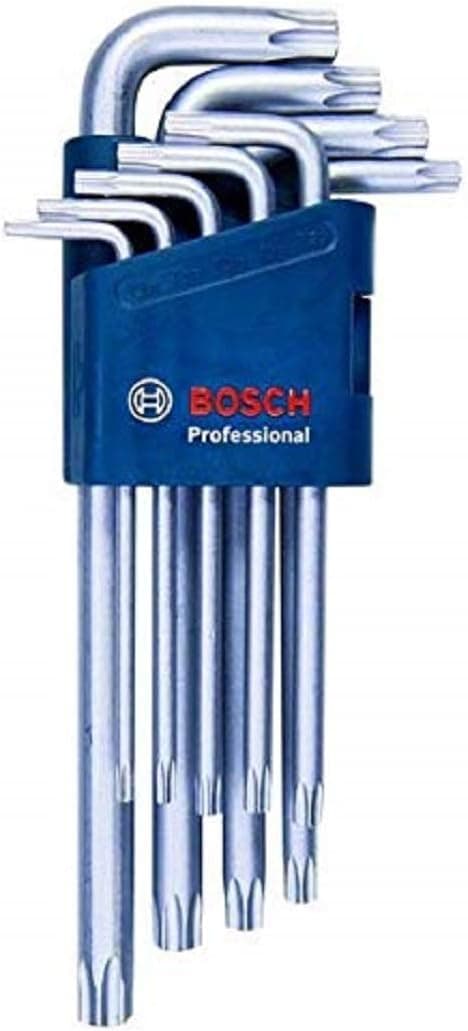 Bosch Professional - Conjunto de 9 chaves allen Torx (em camadas)