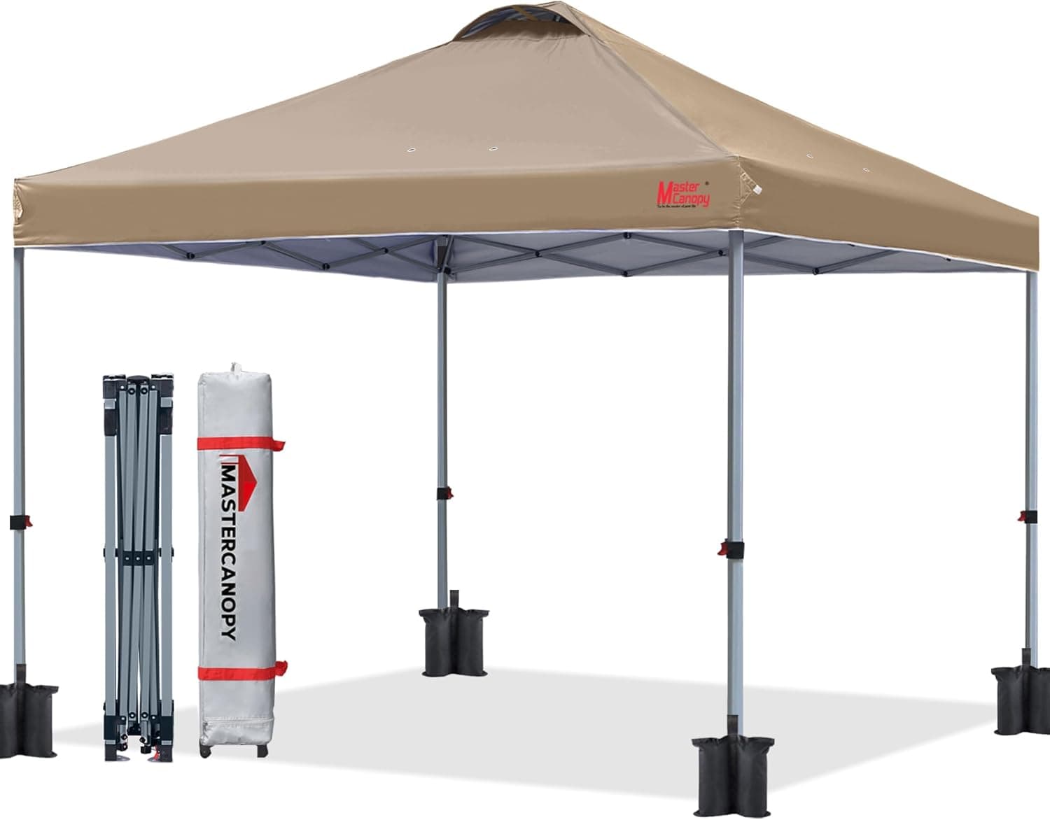 MASTERCANOPY Durável Ez - Tenda de campismo dobrável com saco de rolos