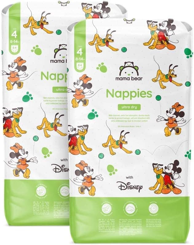 Mama Bear Disney Fraldas ultra-absorventes