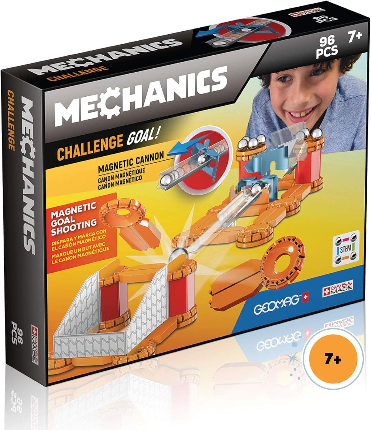 Geomag Gravity - Conjunto de construção magnética, 96 peças