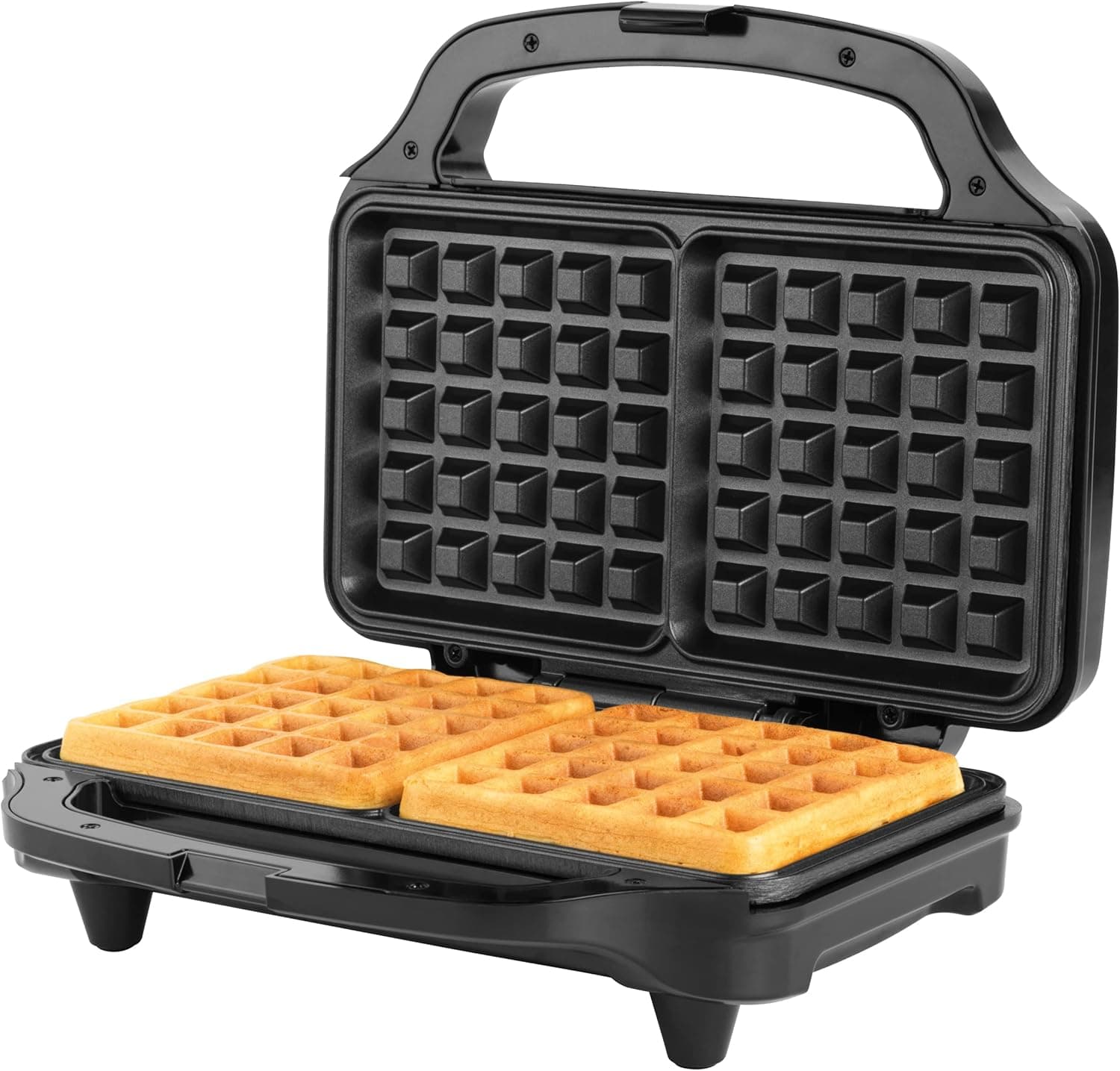 Petra PT2249TVDE | Máquina de waffles XL antiaderente com pega fria e controlo automático de temperatura