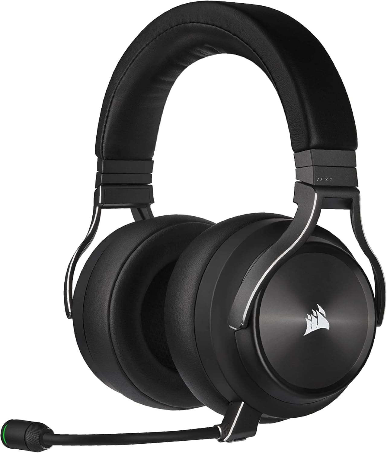Corsair VIRTUOSO RGB WIRELESS XT Auriculares para jogos multiplataforma com Bluetooth - Dolby Atmos - microfone omnidirecional - compatível com iCUE - PC, Mac, PS5, PS4, Nintendo Switch, telemóvel -