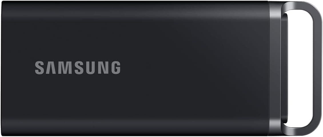 Samsung T5 EVO 2TB, até 460 MB/s, USB 3,2 Gen 1, SSD externo, suporta quedas de até 2 m, para criadores de conteúdo, Youtubers, cópia de segurança e jogos, Mac compatível, MU-PH2T0S