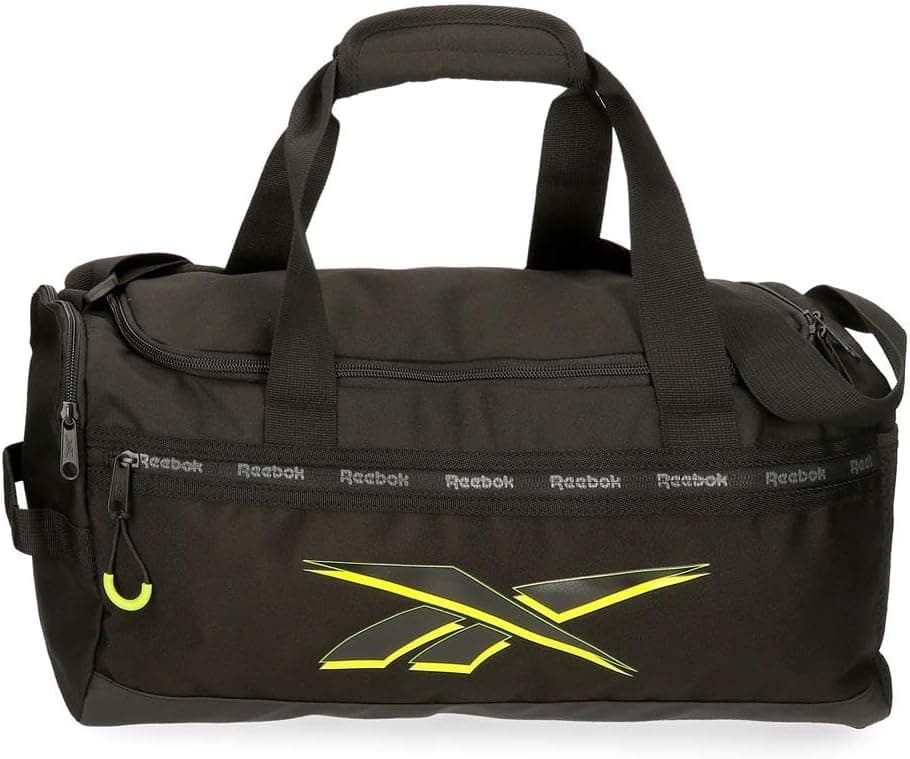 Reebok Saco desportivo de 45 cm x 23,5 cm x 19 cm, feito de poliéster