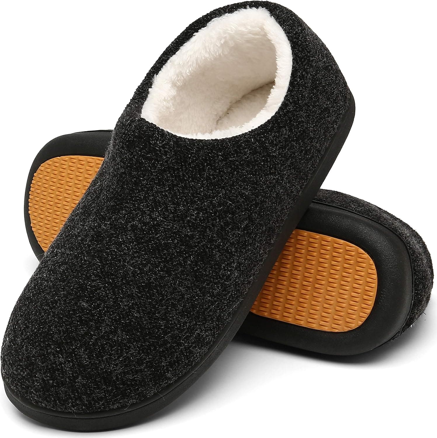 Mishansha Pantufas de inverno unissexo com espuma viscoelástica