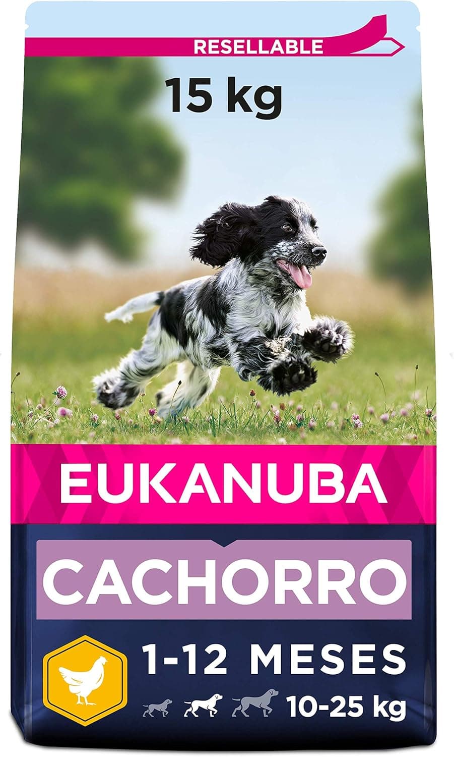 EUKANUBA Mulher Eukanuba Puppy e Junior Raças Meias, Outro, 15 kg (embalagem de 1)