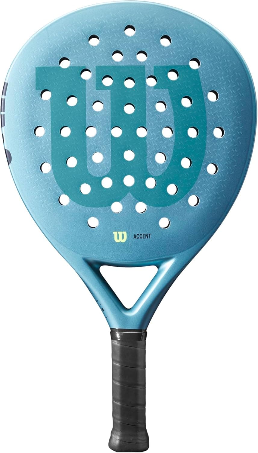 Wilson Accent LT | Raquete de padel em fibra de carbono/EVA, 350 g