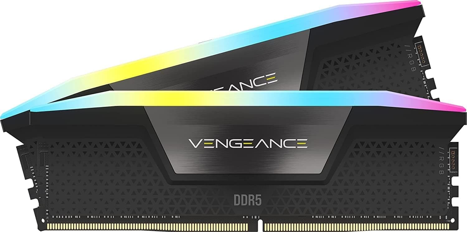 Corsair Vengeance RGB DDR5 64GB | Kit de memória 2x32GB 6000MHz com iluminação RGB para desktop
