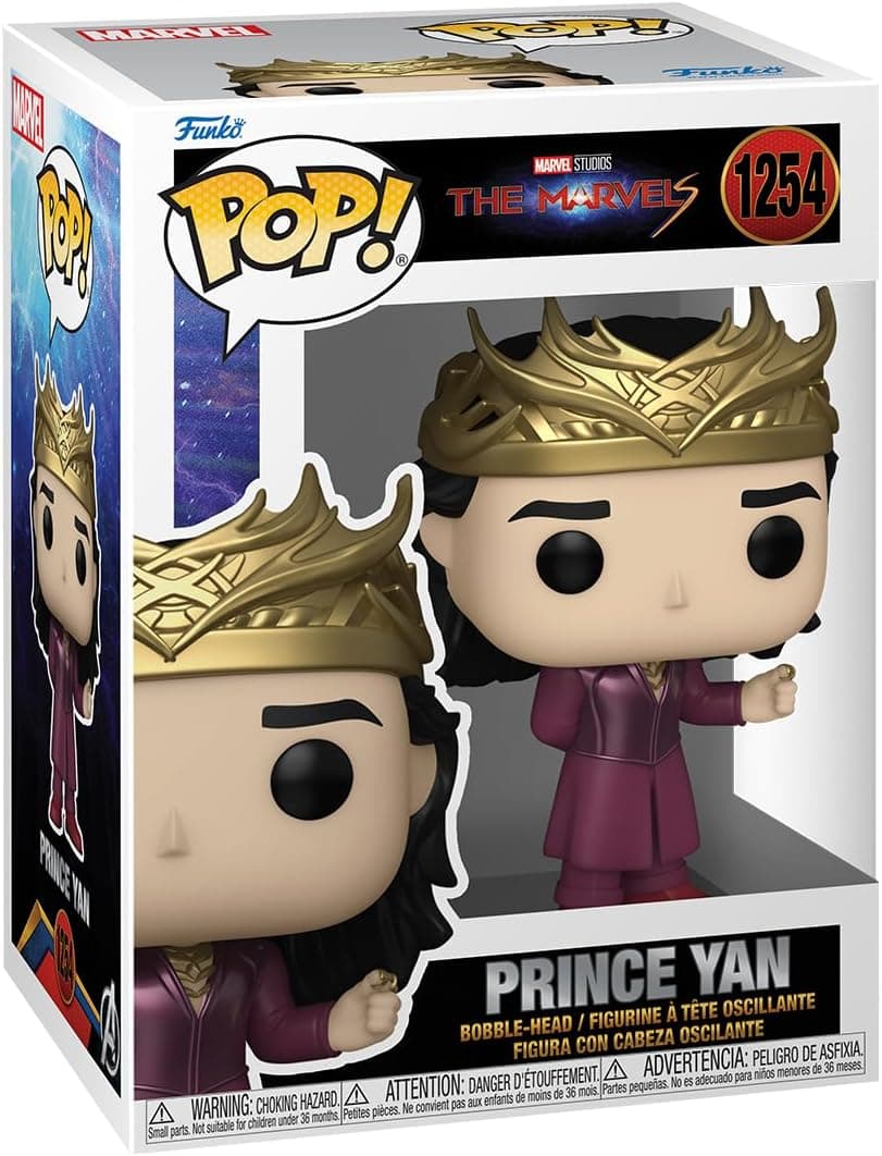 Funko Pop! Vinyl: The Marvels - Prince YAN - Figura de vinil colecionável - ideia para presente- Mercadoria oficial - Brinquedos para crianças e adultos - Fãs de Filmes - boneco para colecionadores e