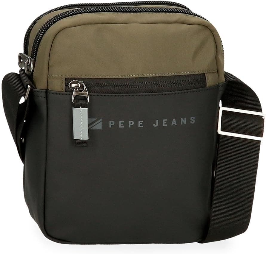 Pepe Jeans Jarvis Bolsa tiracolo unissexo, 17 x 22 x 7,5 cm