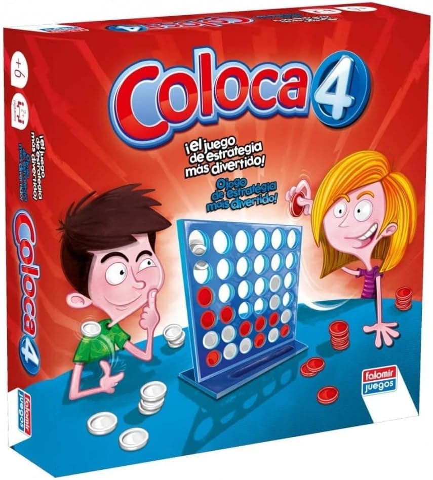 Falomir - Conjunto de mesa Coloca 4 | Estimula o pensamento lógico | Reforça atenção e estratégia | para 6 anos em frente | Jogue em família