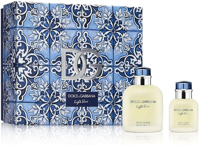 Dolce & Gabbana Set Light Blue para homem, 125 ml + 40 ml 