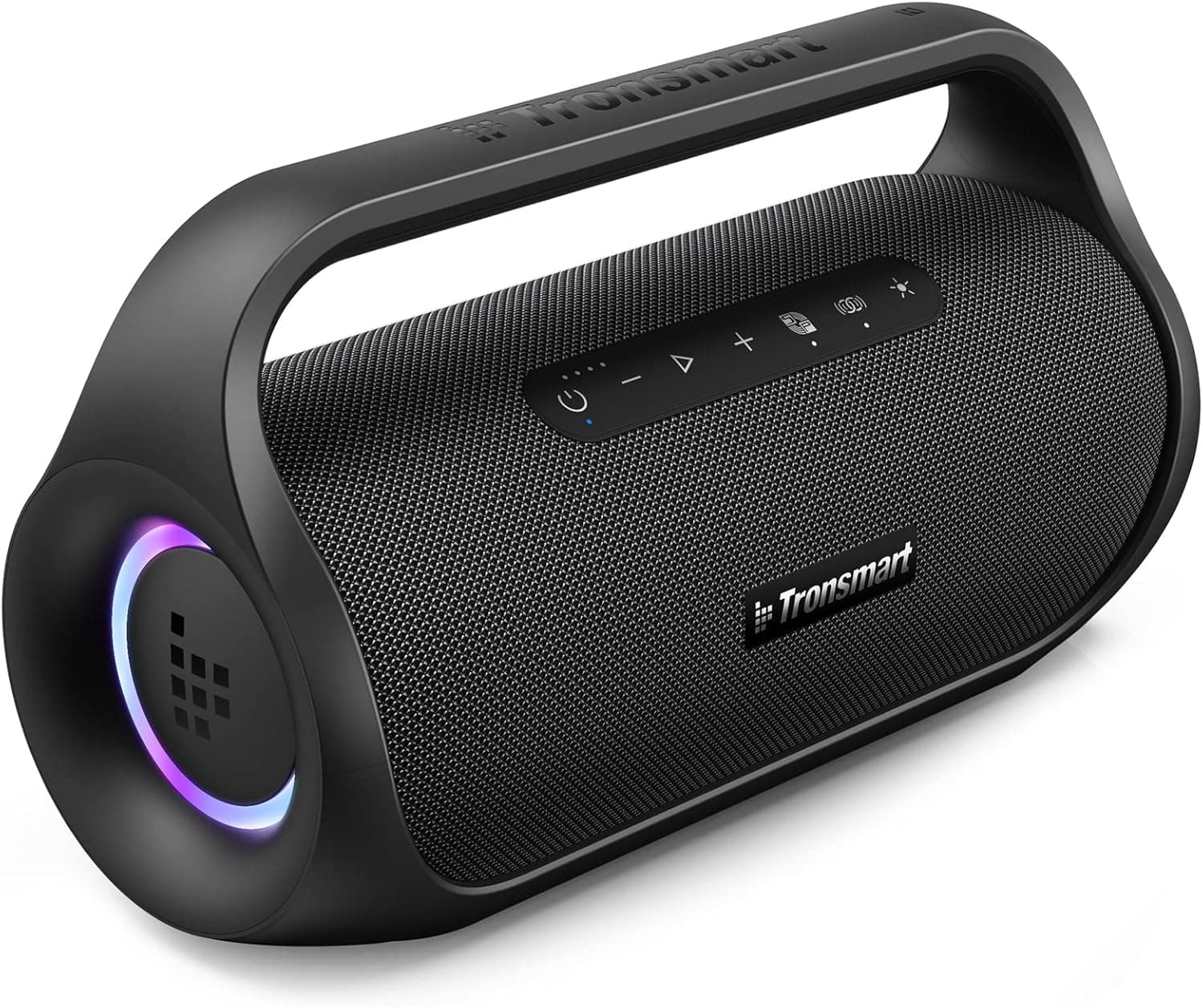 Tronsmart Altifalante Bluetooth potente 50 W com som estéreo, Bluetooth 5.3, Waterproof IPX6, 15 H de reprodução, altifalante portátil sem fios com Powerbank e NFC para casa, festa, viagem