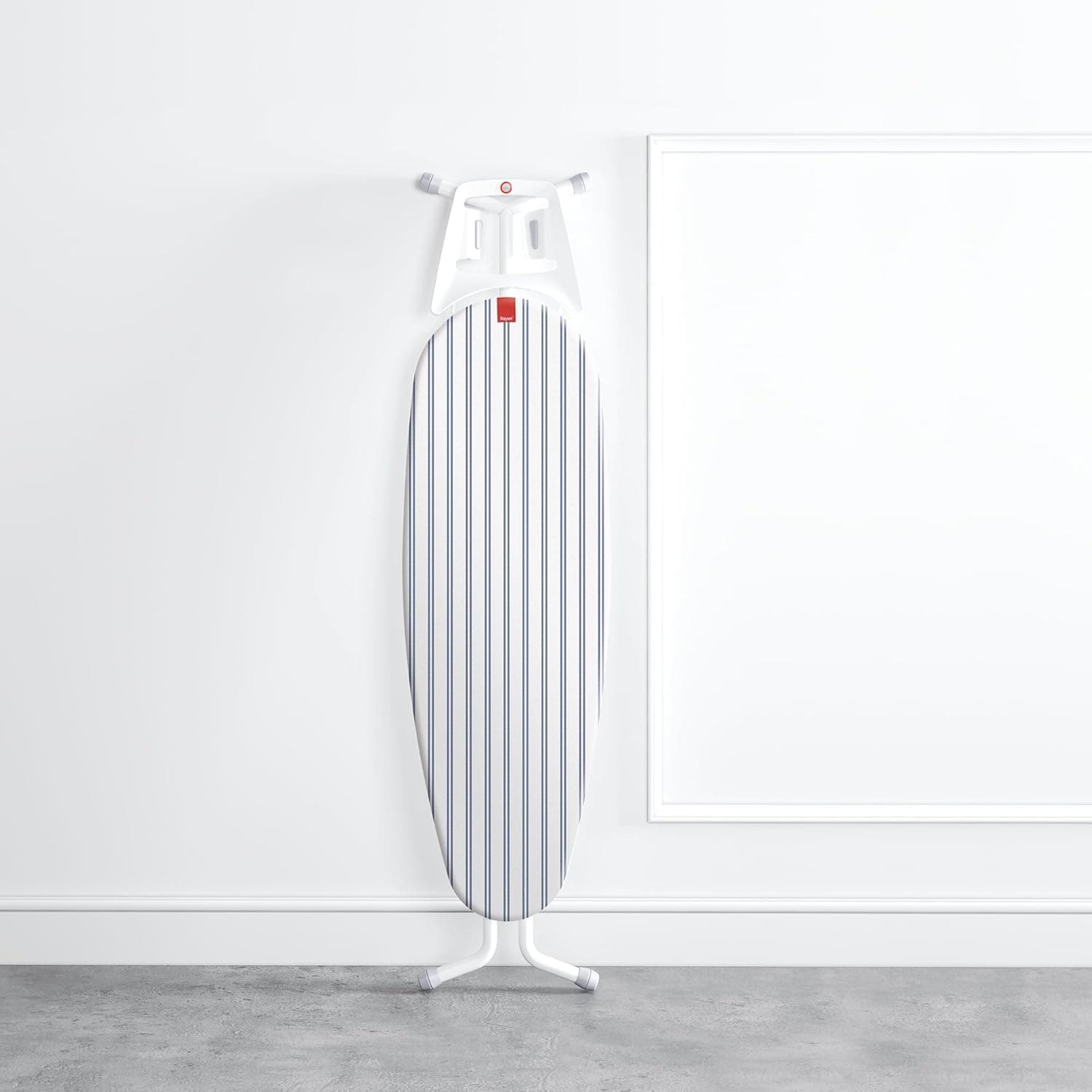Rayen | Capa para tábua de passar universal | ajuste EasyClip | 3 camadas: Espuma e tecido 100 % algodão | Medida: 130 x 47 cm | estampado azul e branco