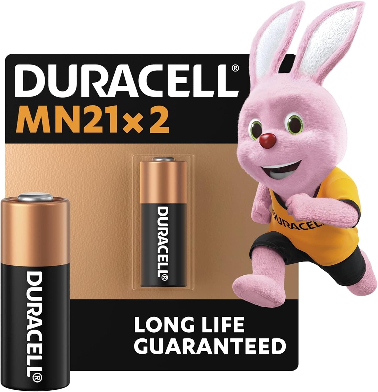 Duracell 12V MN21 Pilhas alcalinas especiais (2 unidades) (A23/23A/V23GA/LRV08/8LR932) – Longa duração – Comandos à distância, campainhas sem fios, segurança – Vida útil de 5 anos – Prevenção de fugas