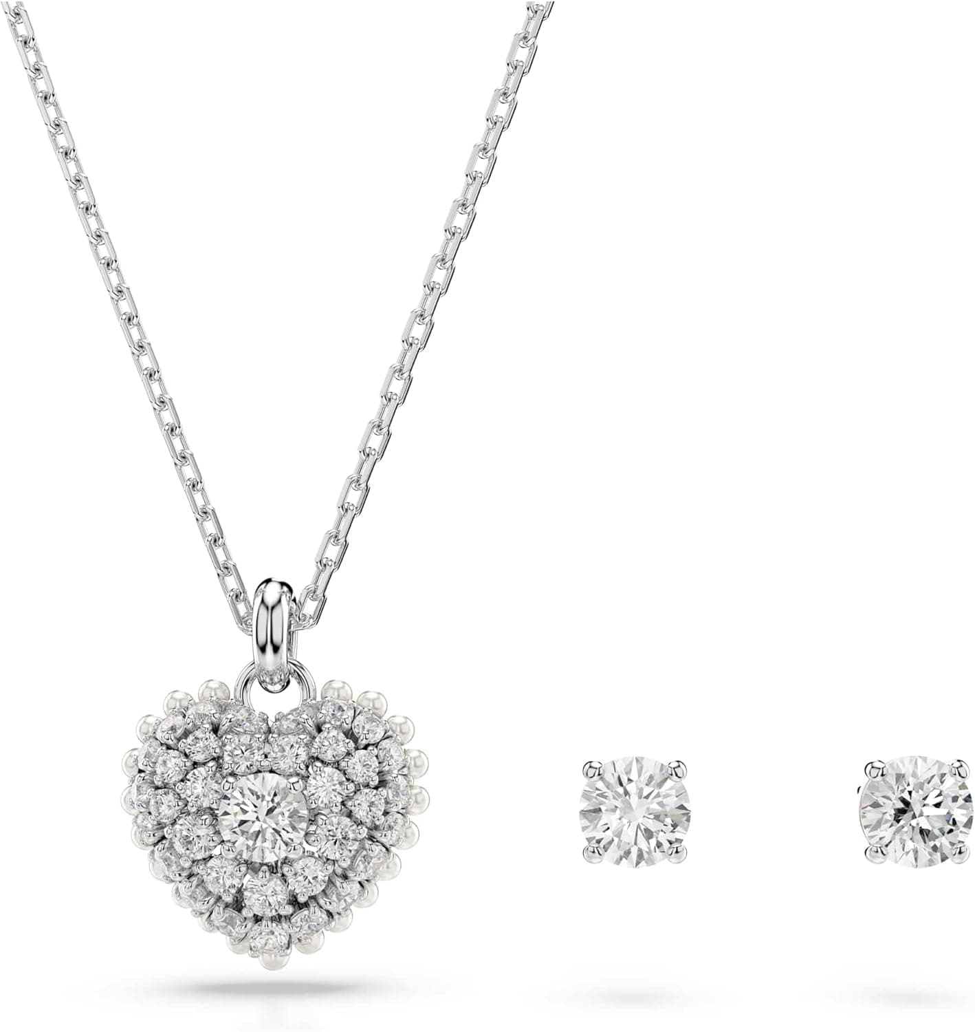 Swarovski Conjunto de colar e brincos para mulher, Coleção Stella