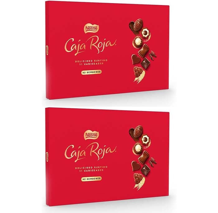 Nestle Bombons Caja Roja, 398 g x 2