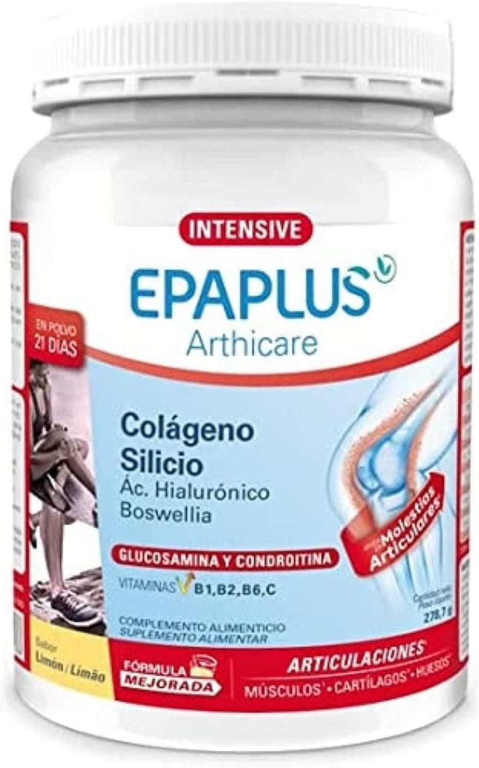 EPAPLUS Arthicare Intensive Colageno silício, em pó, 278,7 g