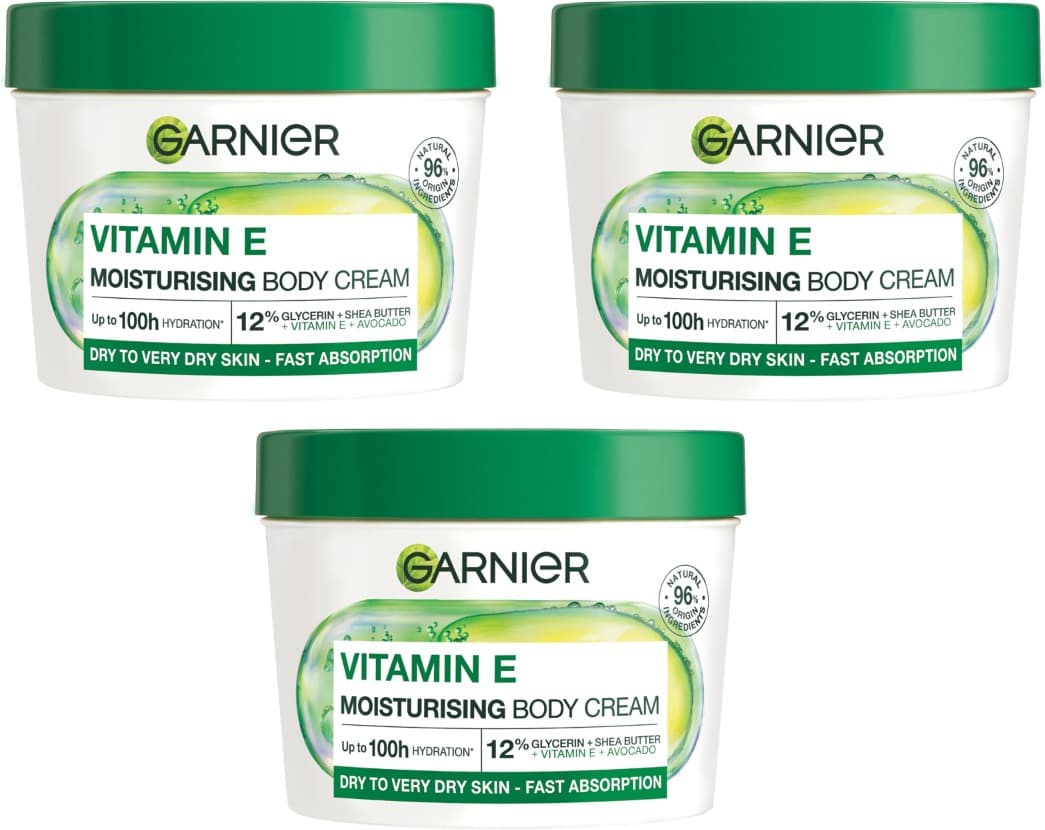 Garnier Body Superfood - creme nutritivo com abacate e ômega-6, 380 ml x 3