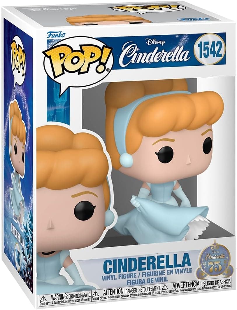Funko Pop! Disney: Cinderelas 75th - Cinderela- Figura de vinil colecionável - ideia de presente - Mercadoria oficial - brinquedos para crianças e adultos - Filmes Fans