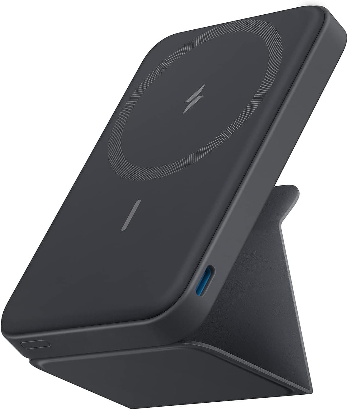 Anker 622 MagGo - Banco de energia magnético sem fios (5000 mAh, dobrável, com USB-C para iPhone 14/13/12, interestelar)