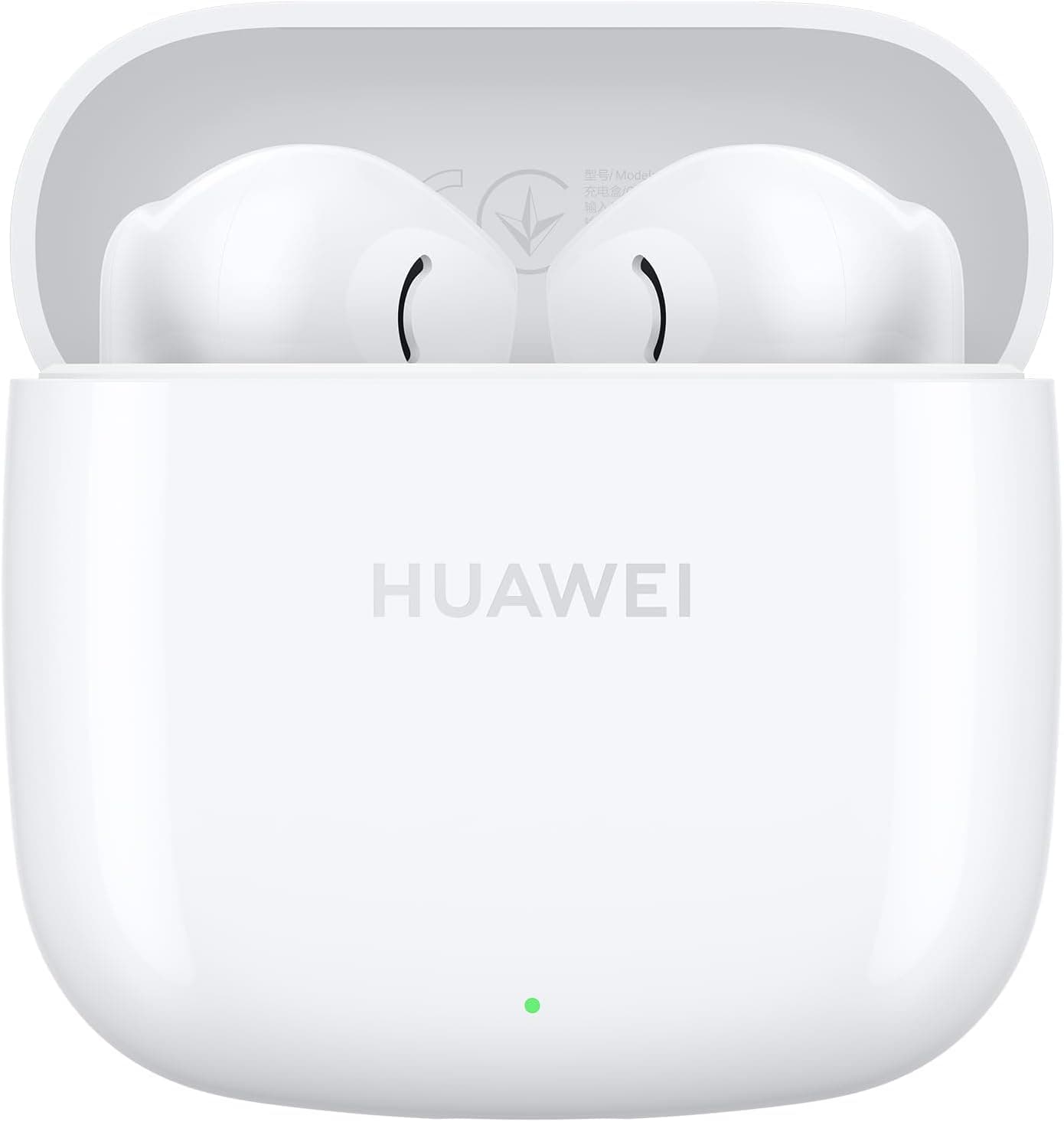 HUAWEI FreeBuds SE 2 Auriculares de bateria de 40 horas, compactos e confortáveis, proteção IP54 contra poeira e respingos, Bluetooth 5.3, som estável, iOS e Android, Ceramic White