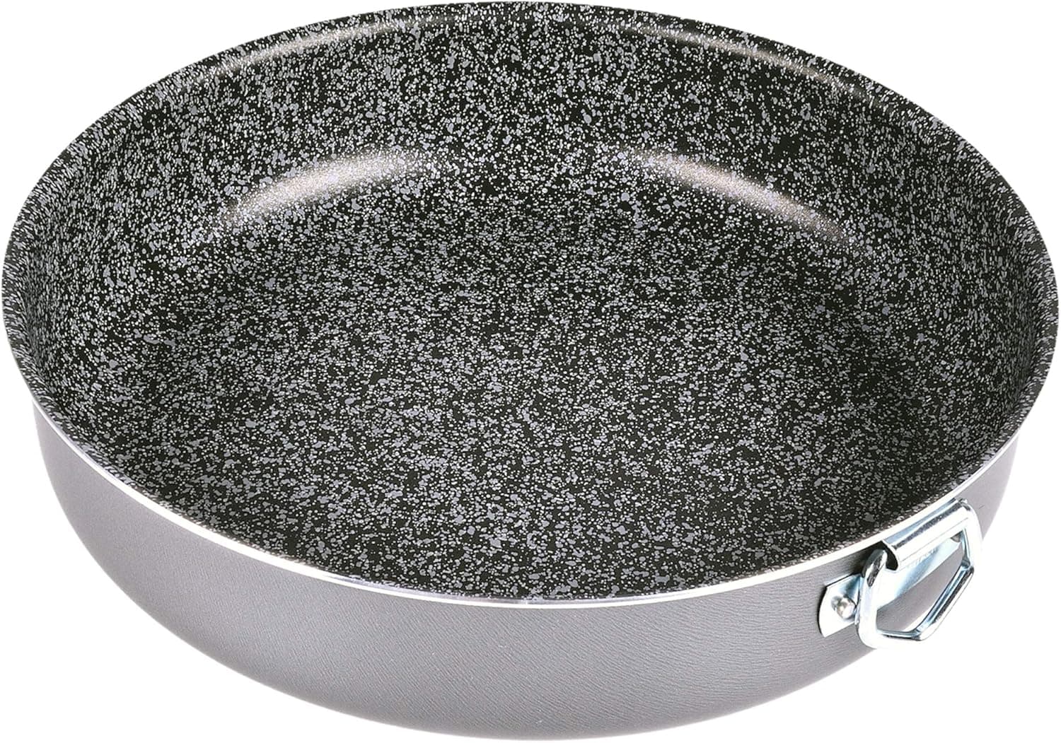 Alluflon Tradizione Itália Bandeja redonda para forno, molde para bolo, superfície de pedra, revestimento natural antiaderente e anti-riscos, adequada para máquina de lavar louça, 33,5 x 33 x 7 cm