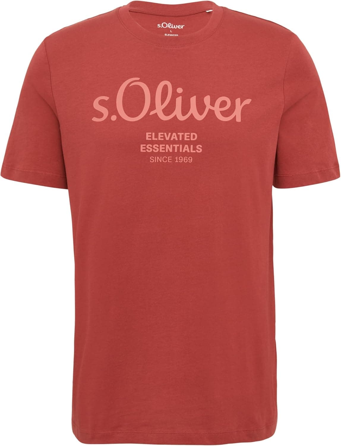 s.Oliver T-shirt com logótipo impresso