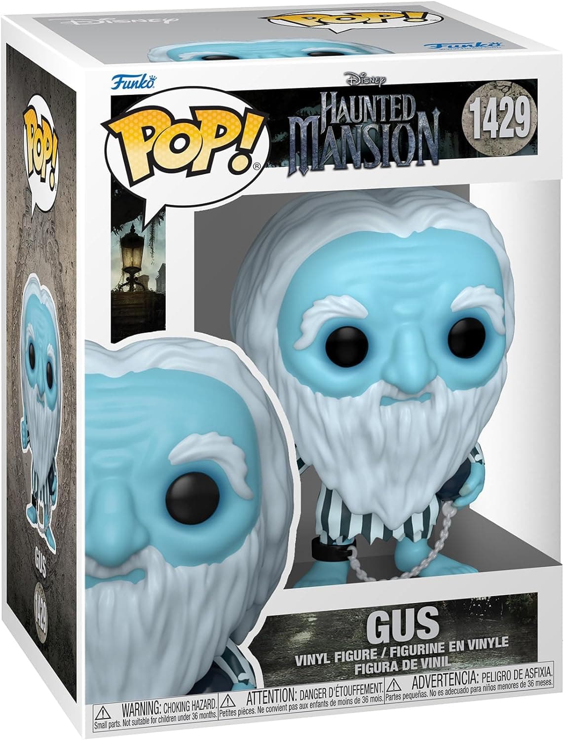 Funko POP! Disney: The Haunted Mansion - Gus - Figuras miniaturas colecionáveis para exposição - ideia de presente - Mercadoria oficial
