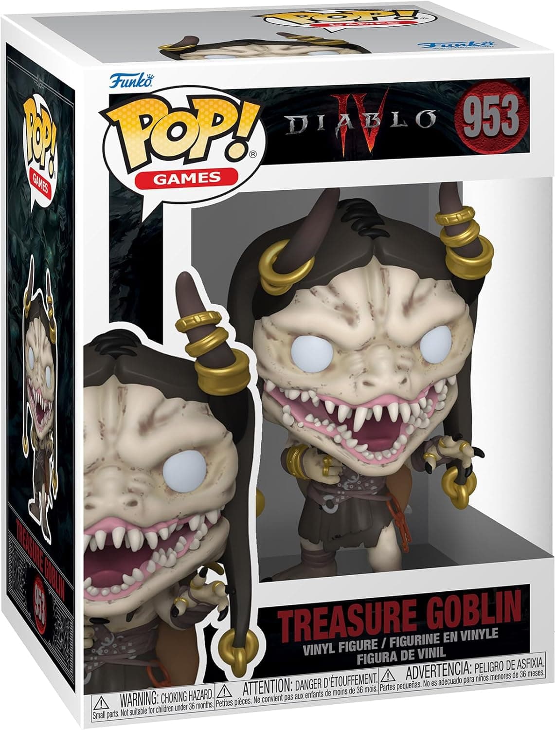 Funko Pop! Games: Diablo 4- Treasure Goblin - Figura de vinil colecionável - ideia de presente - Mercadoria oficial - Brinquedos para crianças e adultos - Video Games Fans - boneco para colecionadores