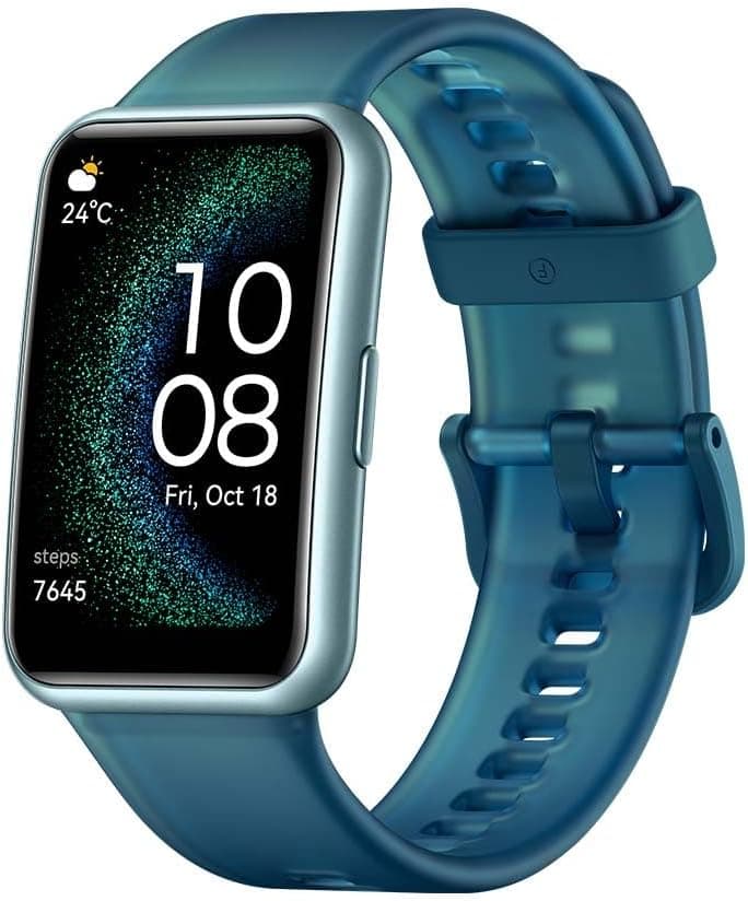 HUAWEI Watch FIT Special Edition, ecrã AMOLED HD de 1,64 polegadas, seguimento científico do sonho, GPS integrado, bateria de longa duração, compatível com Android e iOS, verde AP52