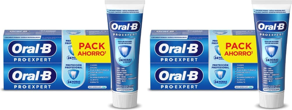 Oral-B Pro-Expert Proteção profissional pasta dentífrica, 75 ml x 4
