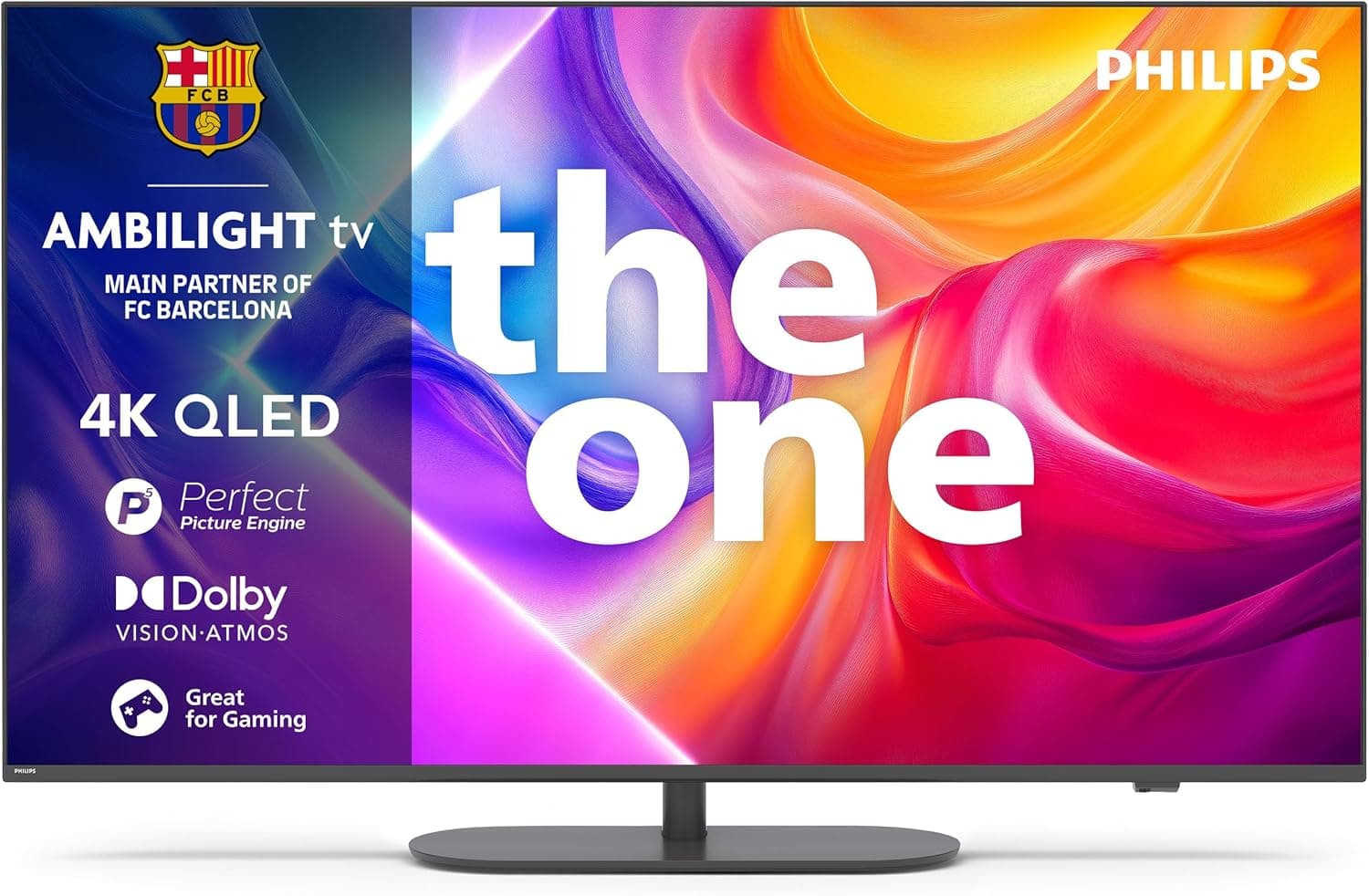 Philips Ambilight 'The One' 55 PUS9000 4K Smart TV - Ecrã de 55 polegadas com P5 Picture Engine Ultra HD, Titan OS, Dolby Vision e som Dolby Atmos 