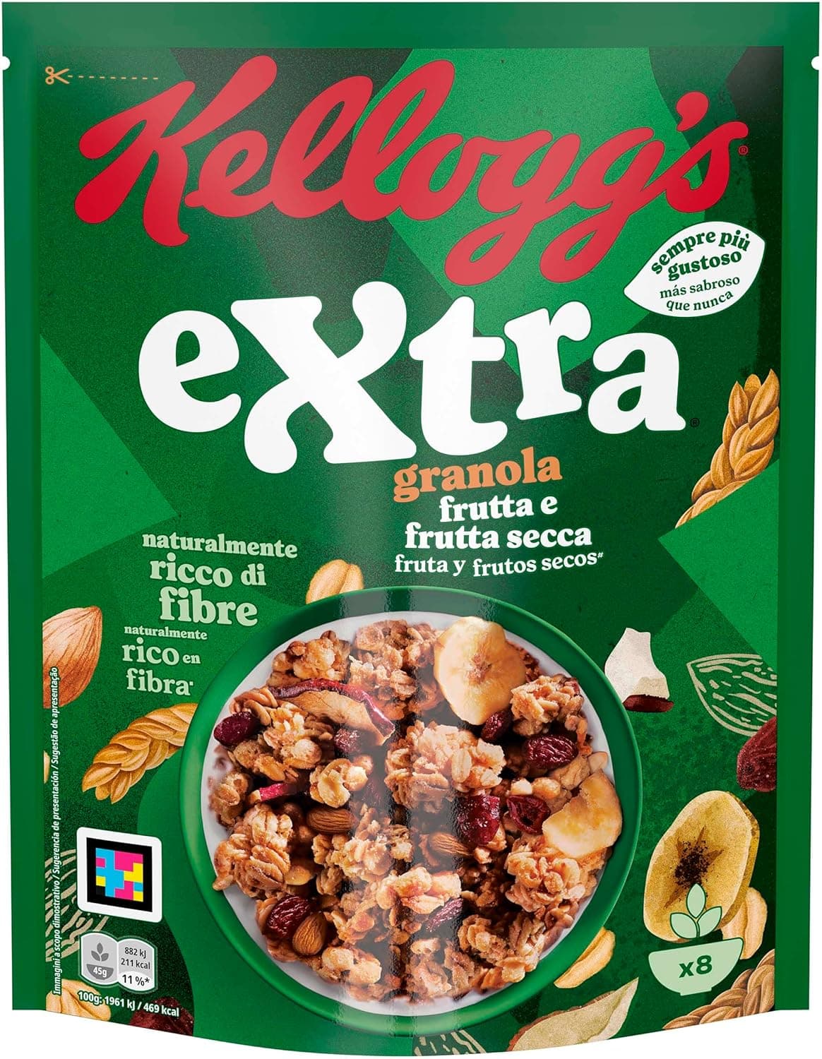 Kellogg's Extra fruta e frutos secos, 375 g