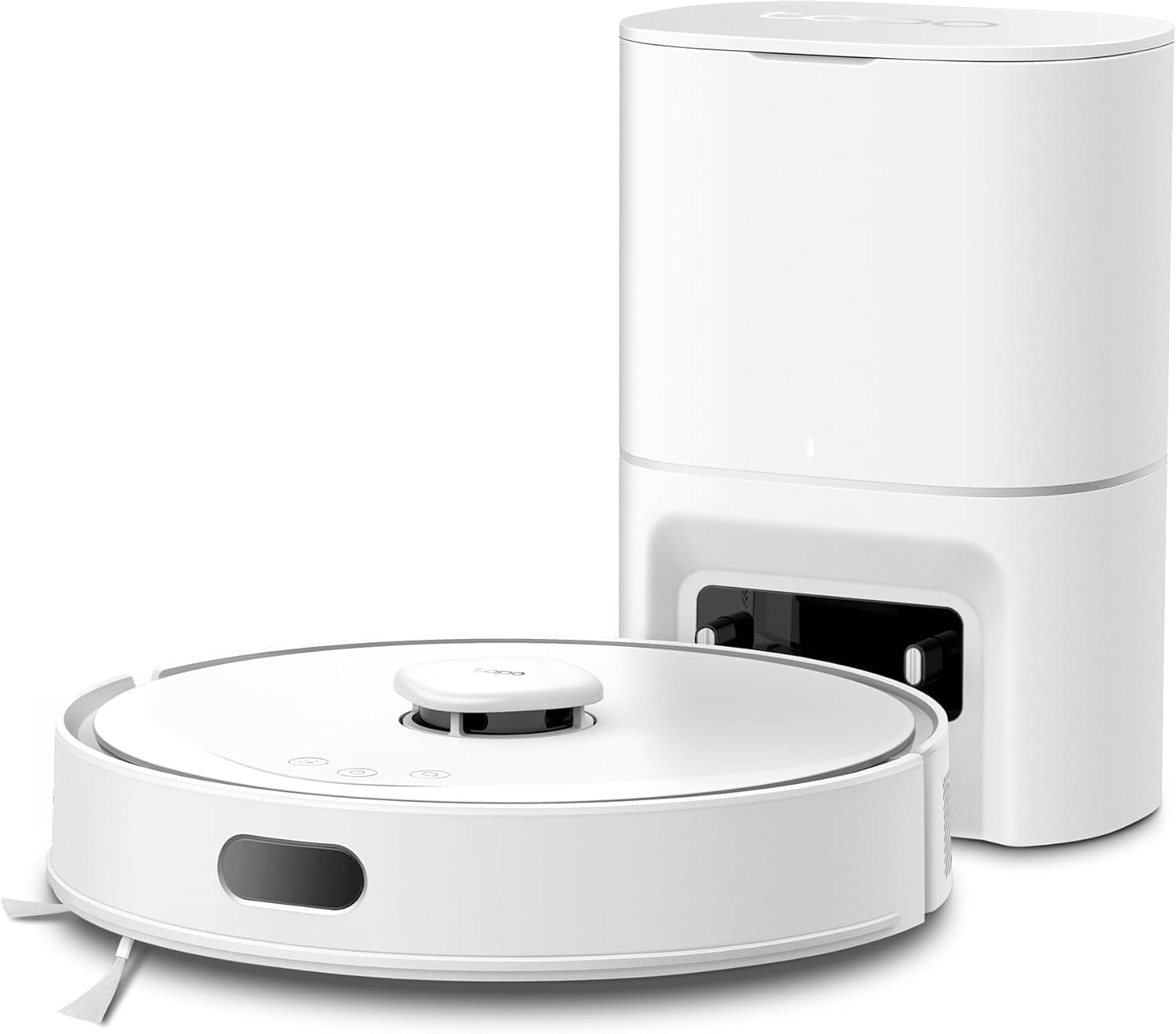 Tapo RV30 MAX Plus | Robot aspirador 4 em 1 com base de autolimpeza, navegação laser e controlo por app