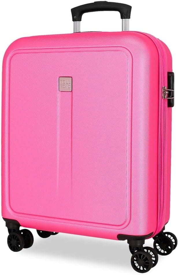 Roll Road Camboja Mala de cabine rosa 40 x 55 x 20 cm rígido 2,9 kg