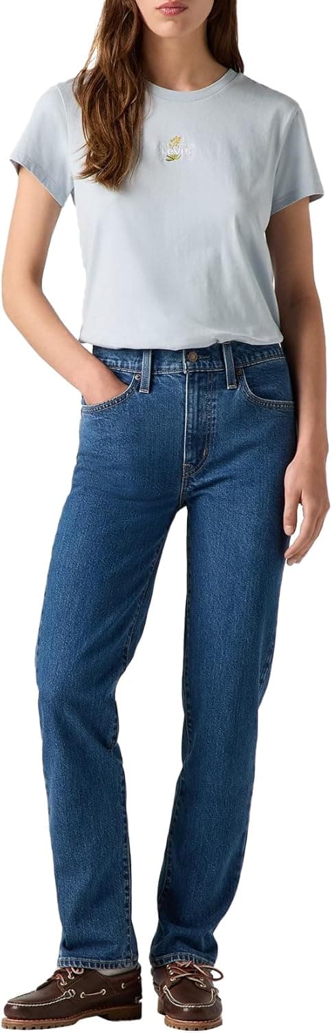 Levi's 724 High Rise Straight Calças de ganga para mulher
