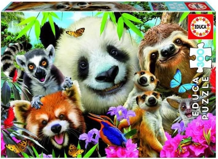 Educa Black-Eyed Friends Selfie | Puzzle de 300 peças multicolorido para crianças
