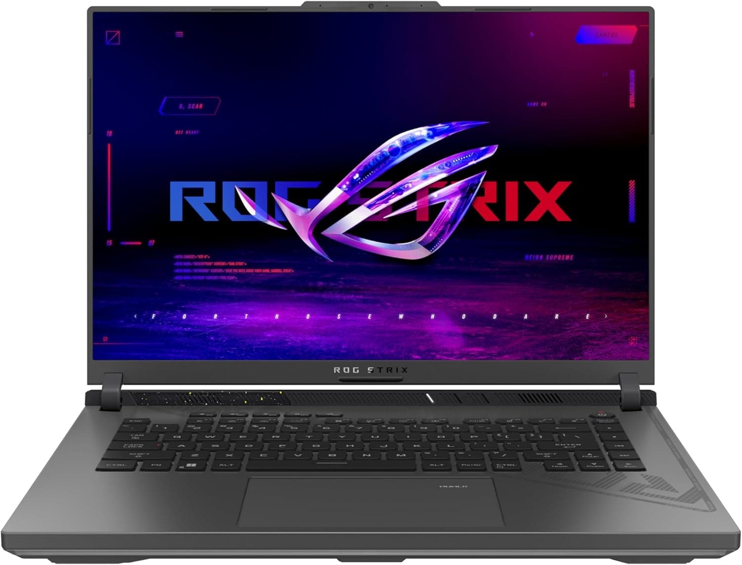 ASUS ROG Strix G16 G614JIR-N4004 Computador portátil Gaming de 16" Quad HD+ 240Hz (Core i9-14900HX, 32 GB RAM, 1TB SSD, RTX 4070 8 GB, sem OS) verde voltagem - Teclado QWERTY espanhol