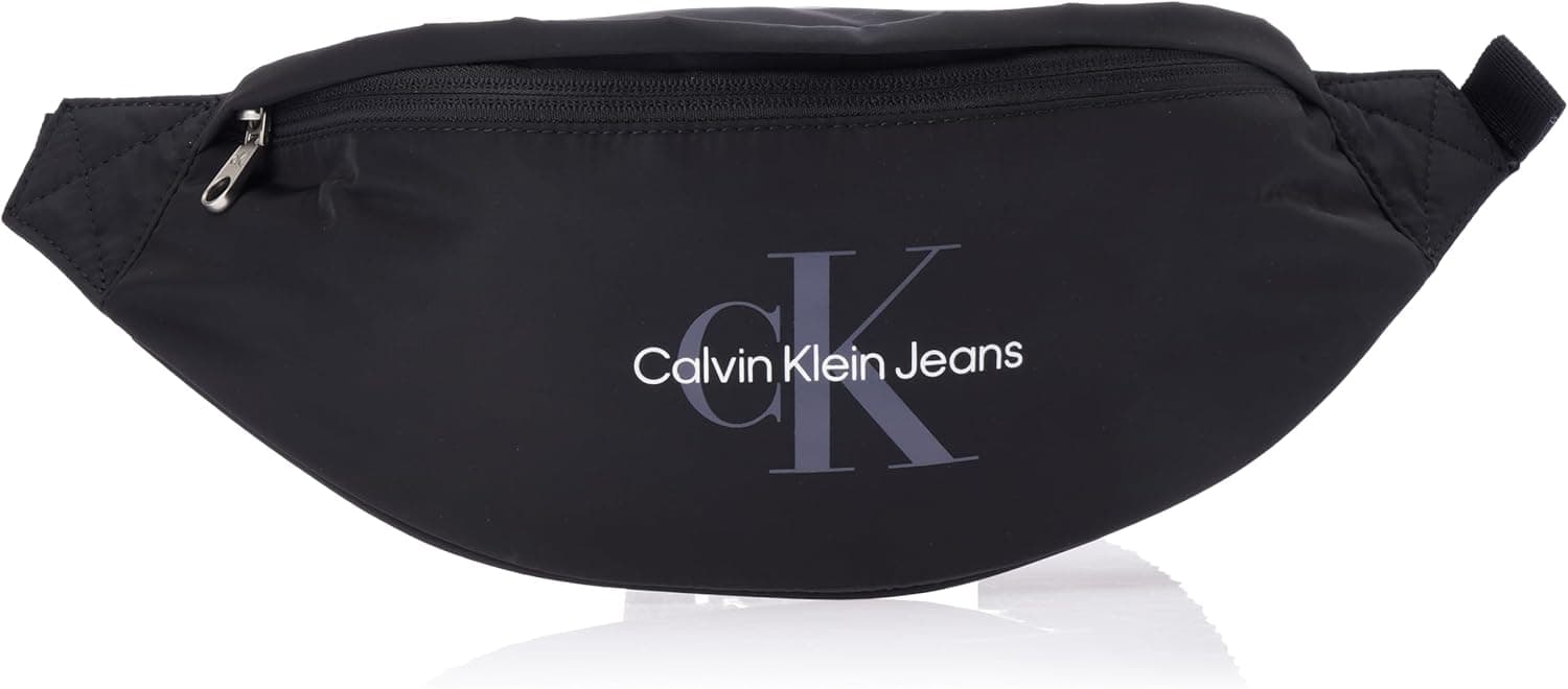 Calvin Klein Jeans | Bolsa de cintura desportiva masculina em preto