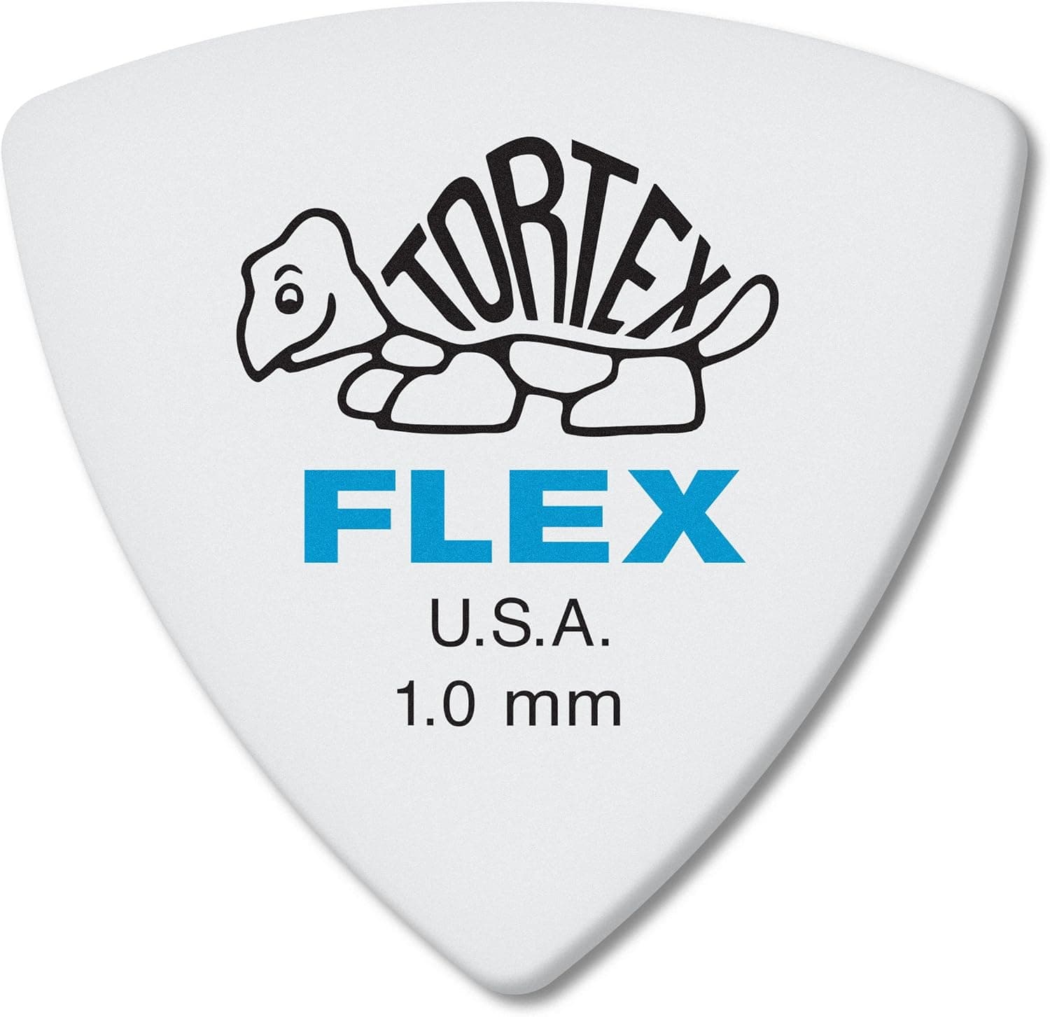 JIM DUNLOP Palhetas Tortex Flex triângulo 1,00 mm, saco de 72
