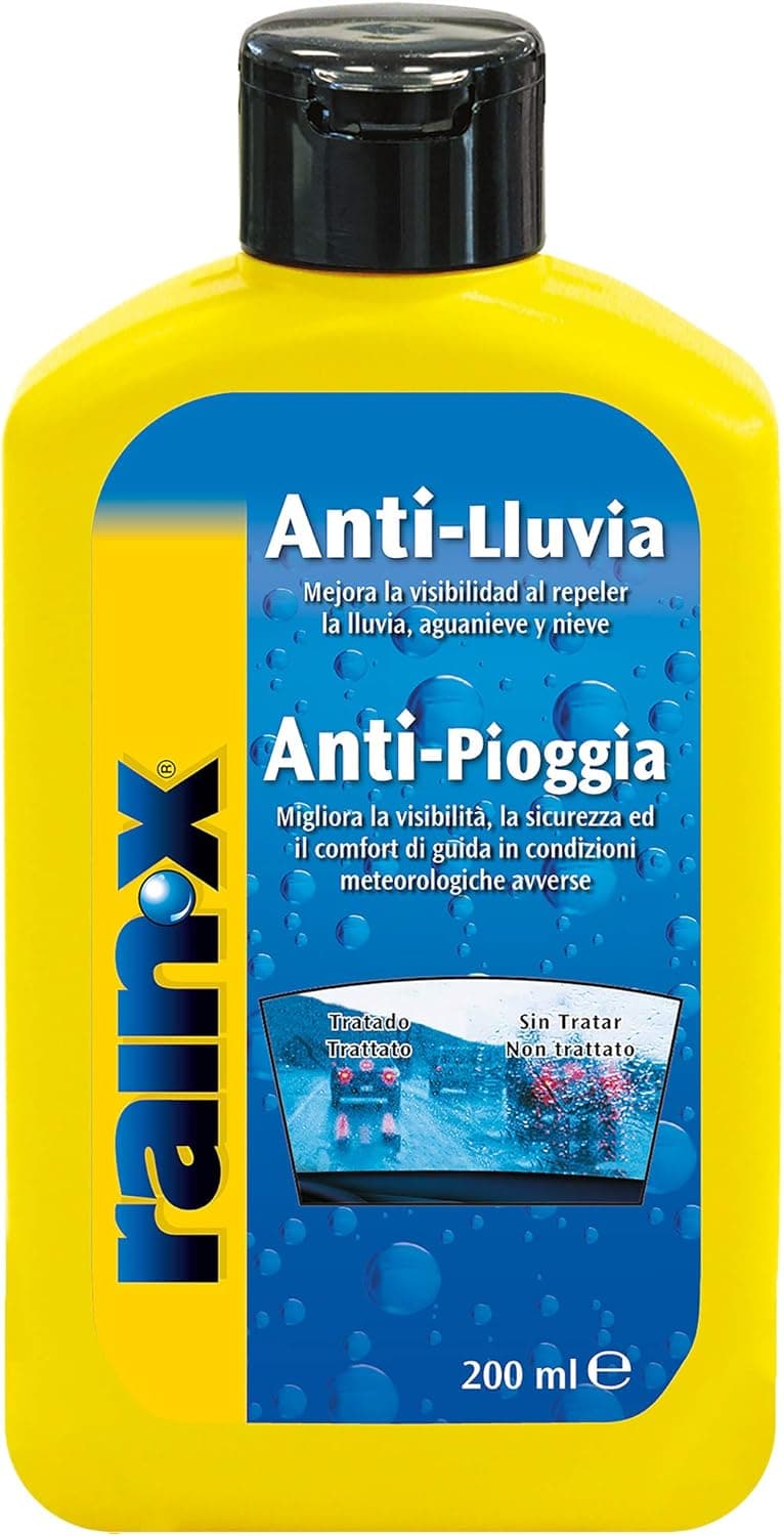 Rain-X, 26011, tratamento anti-chuva, pára-brisas carro, lua carro, mamãe chuveiro, espelhos de casa de banho, cristal, 200 ml