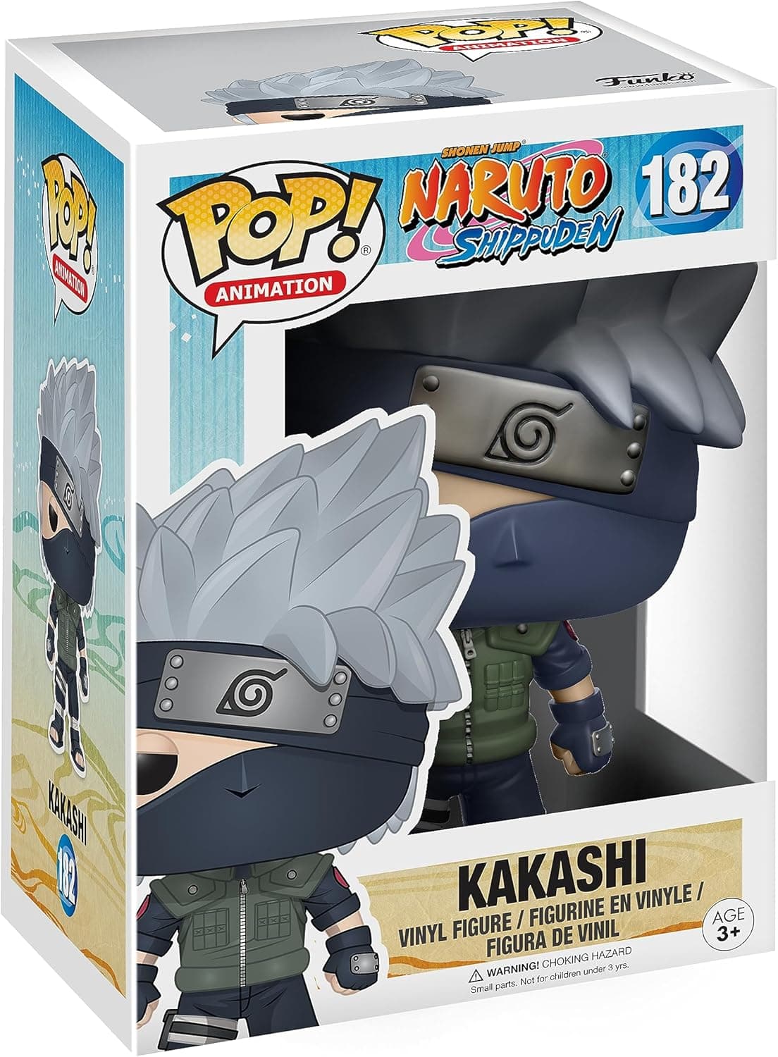 Funko Pop! Animation: Naruto: Shippuden - Kakashi Hatake - Figura de vinil colecionável - ideia de presente - Mercadoria oficial - Brinquedos para crianças e adultos - fãs de anime
