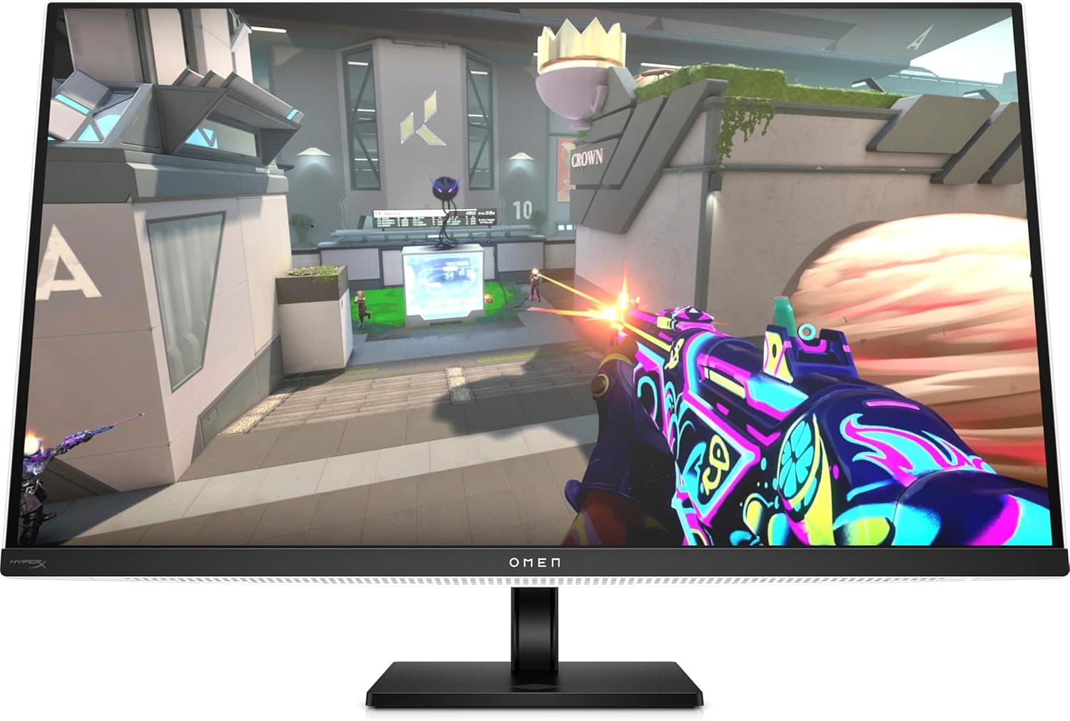 HP OMEN Transcend 32 Monitor de jogos 4K UHD QD-OLED (31,5") 240Hz, USB-C 140W, DisplayHDR True Black 400, taxa de resposta 0,03 ms - branco