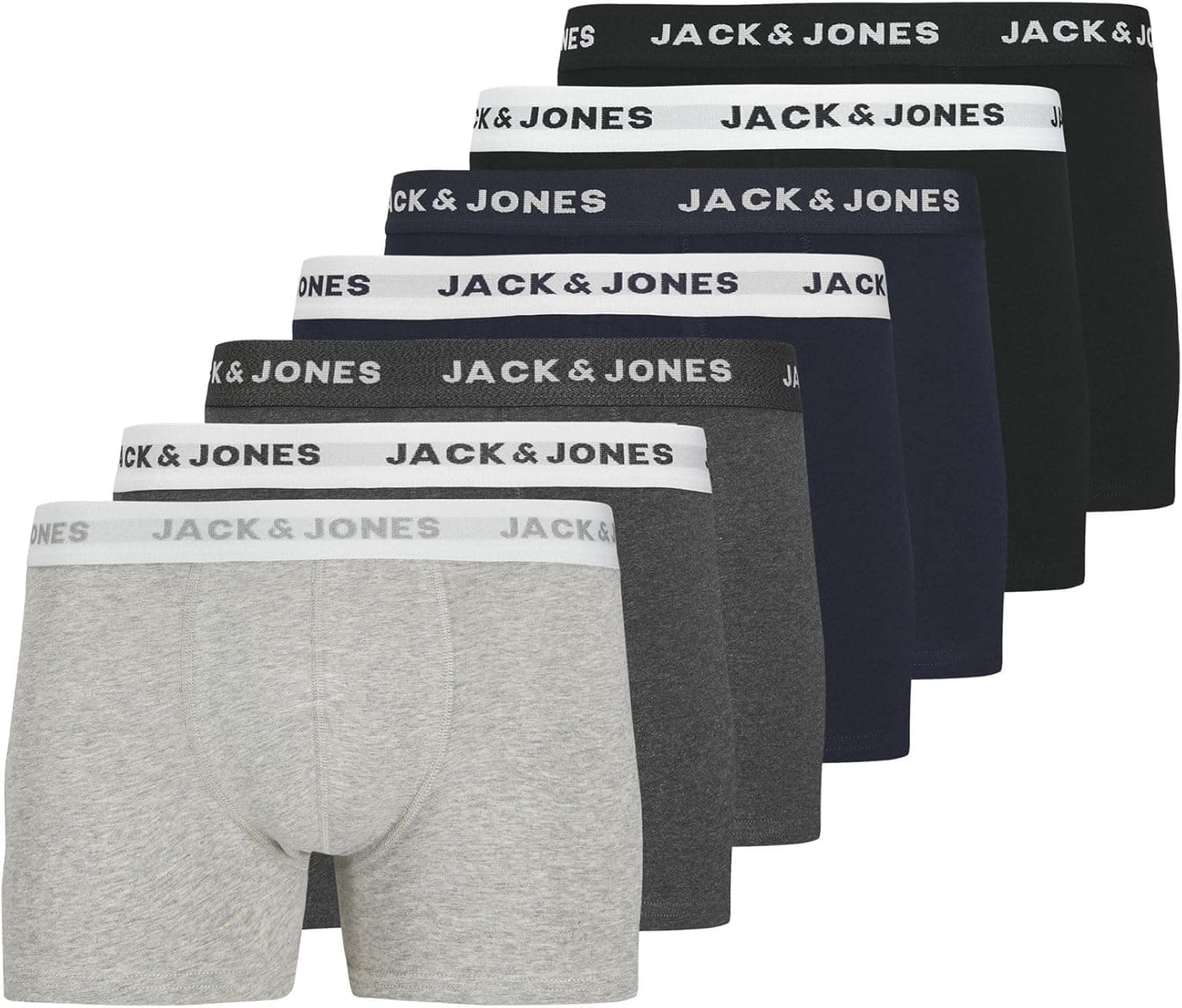 Jack & Jones | Pack de 7 boxers em algodão para homem