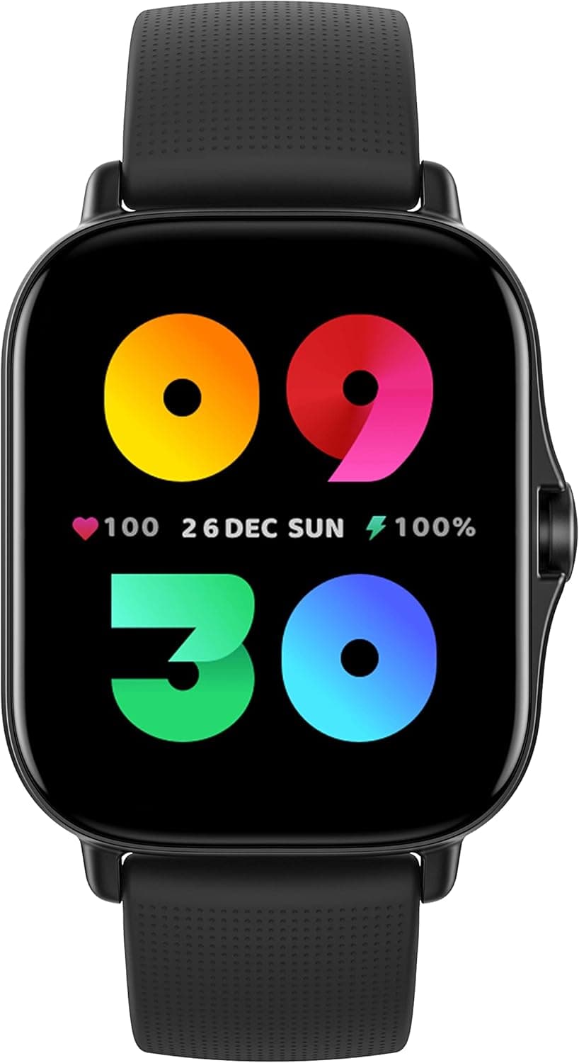 Amazfit GTS 2 Smartwatch Fitness com chamada Bluetooth rastreador atividade e frequência cardíaca monitor SpO2 armazenamento de música 3 GB Alexa incorporado 90 modo desportivo