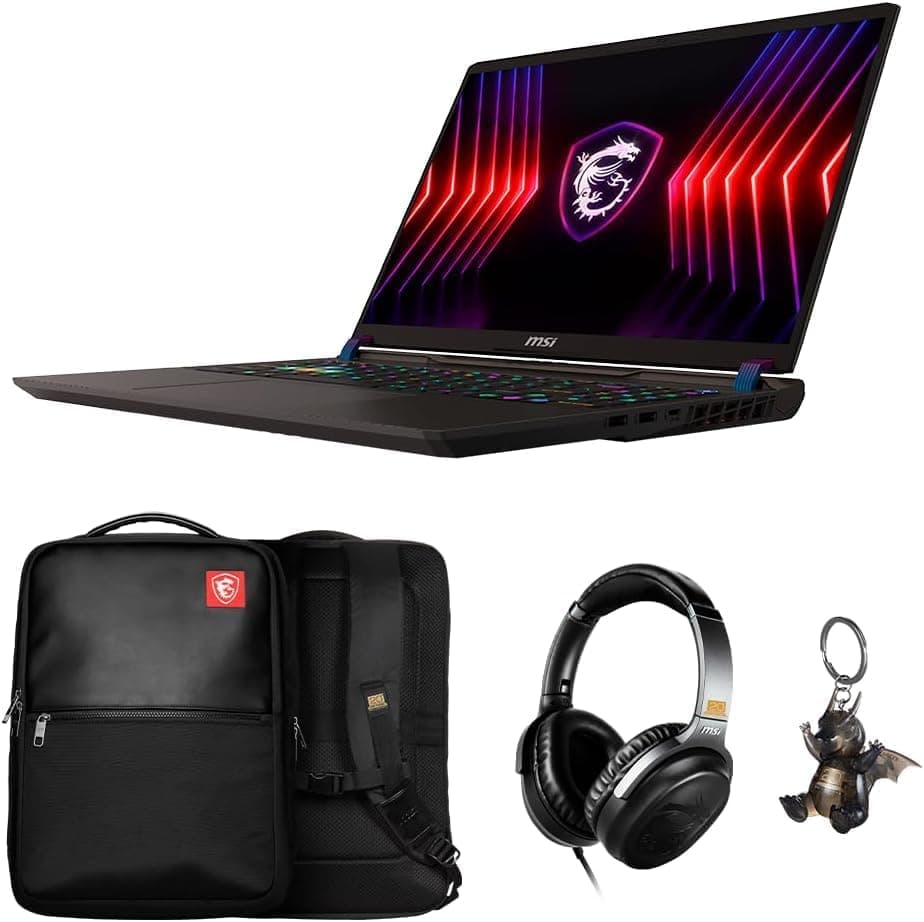 MSI Vetor 17 HX A14VFG-260XES, 20th Anniversary Edition, computador portátil 17" QHD (Intel Core i7-14700HX, 16 GB RAM, 1TB SSD, RTX 4060 GDDR6 8GB, Free Dois) Cosmos Gray - Teclado QWERTY espanhol
