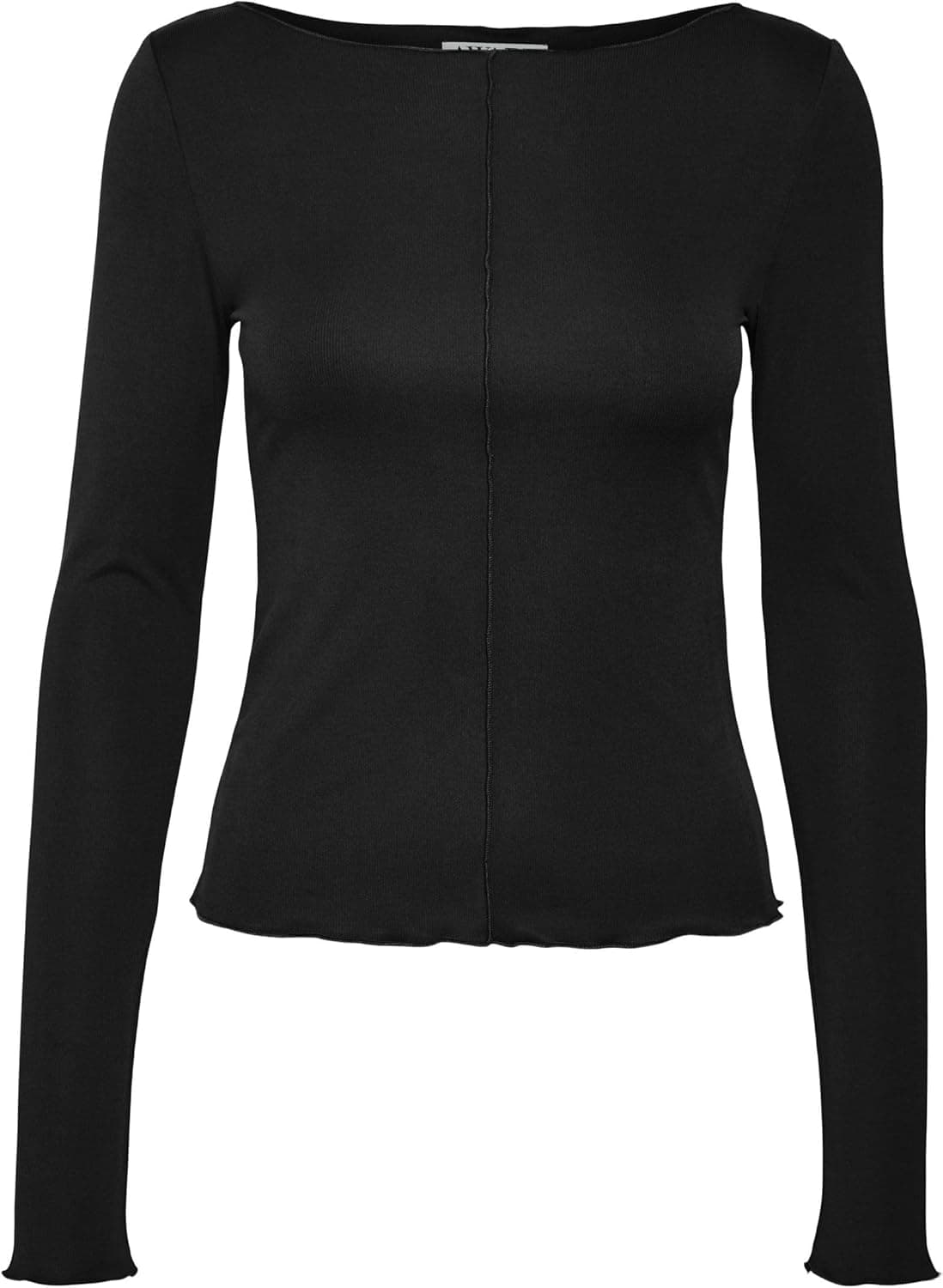 VERO MODA Vmmaggie LS Boatneck Top VMA Noos t-shirt de manga comprida para mulher