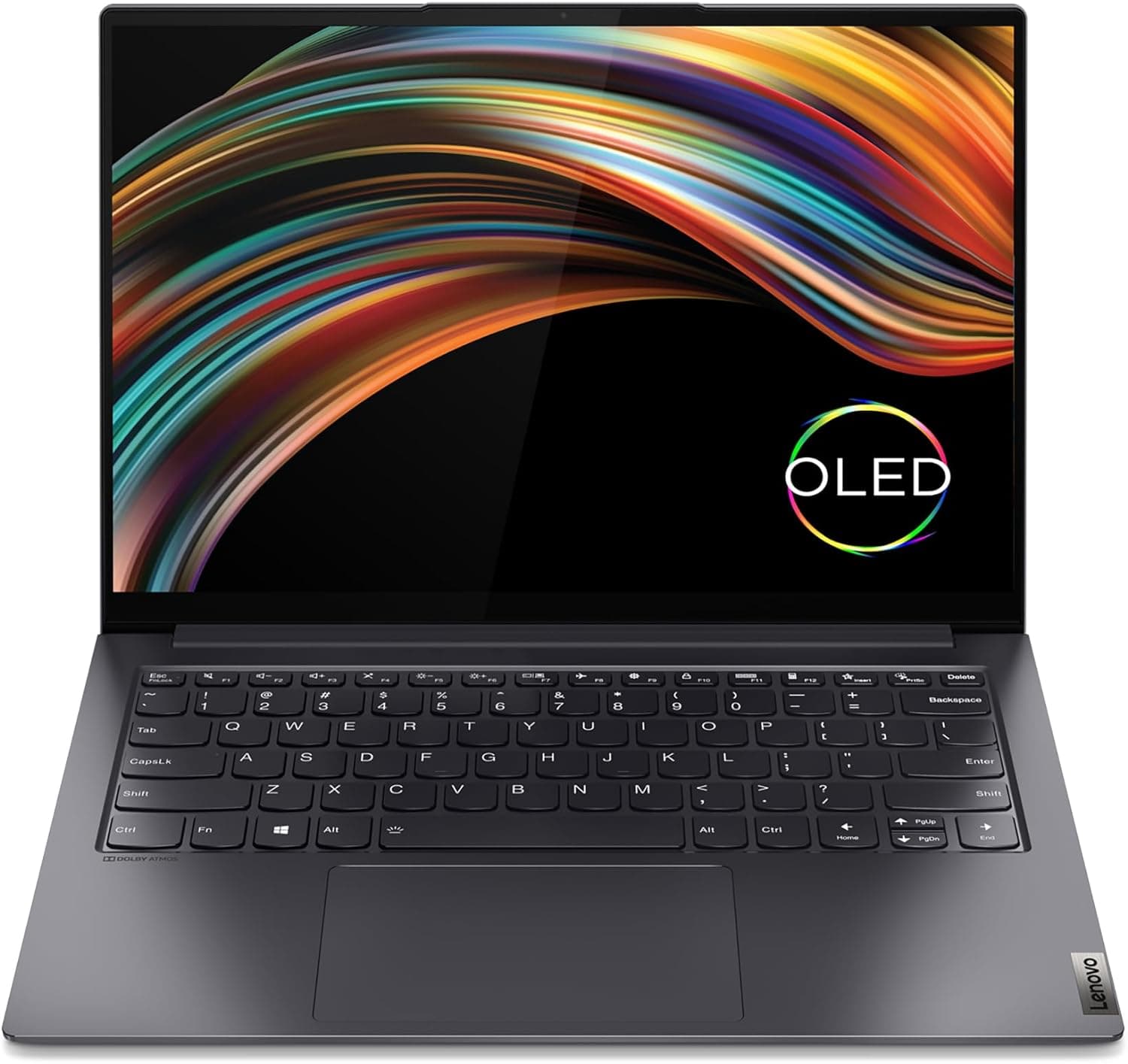 Lenovo Yoga Slim 7 Pro Computador portátil 14" 2,8 K OLED 90Hz (AMD Ryzen 7 5800H, 16 GB RAM, 512 GB SSD, AMD Radeon Graphics, Windows 11 Home) cinzento, teclado QWERTY português (82N50074444 PG)